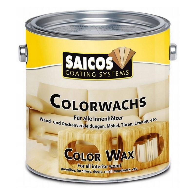 Saicos 3090 Colorwachs Wosk Kolorowy do drewna kolor Mahoń 125ml