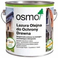 Osmo 707 Lazura Olejna Ochronna do drewna Orzech 0,75L