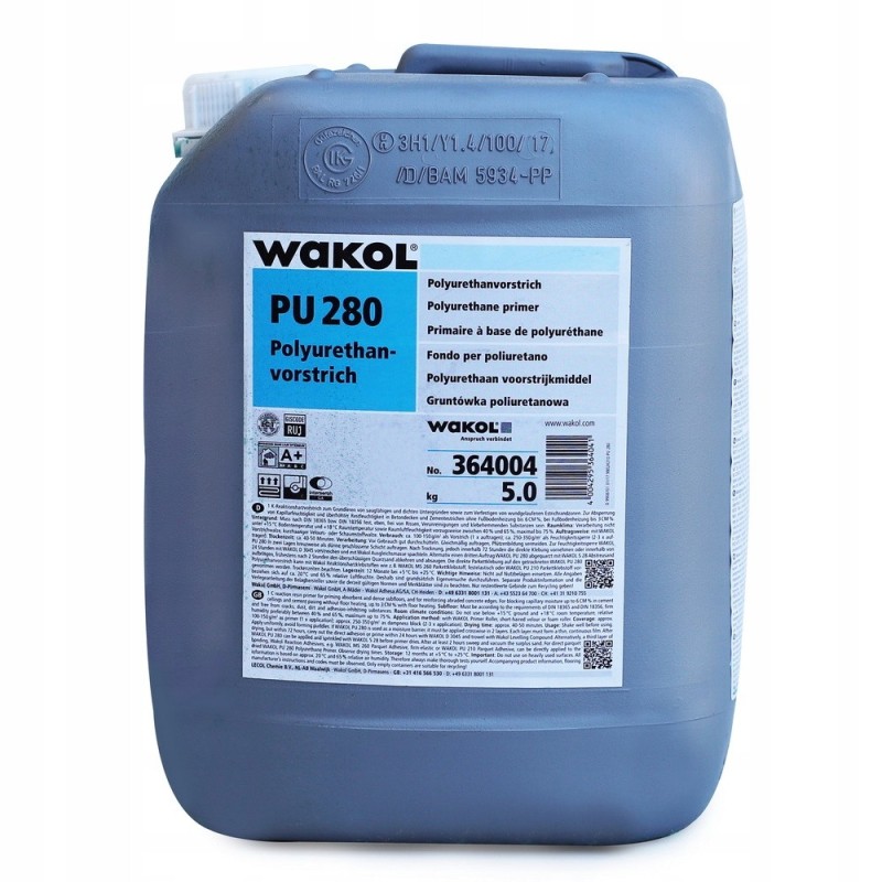 Wakol PU 280 Grunt Poliuretanowy do wzmocnienia podłóg 5kg