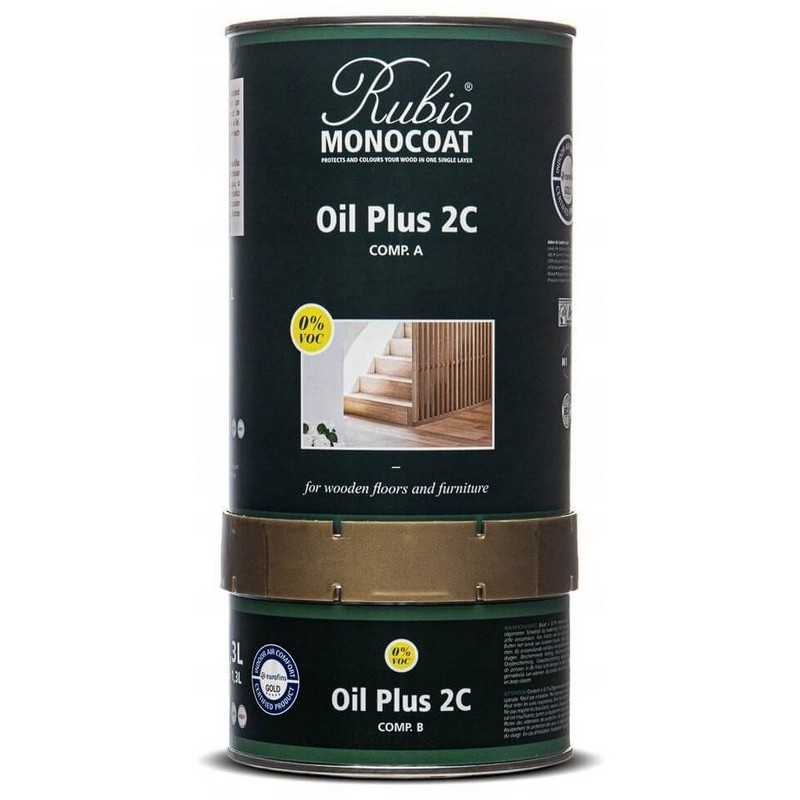 Rubio Monocoat Oil Plus 2C Olej Jednowarstwowy do drewna Slate Grey 1,3L