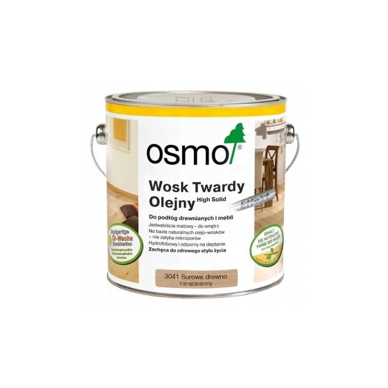 Wosk Twardy Olejny Osmo 3041 Surowe drewno 0,75L