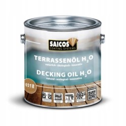 Saicos 0318 Olej Tarasowy H2O do drewna Teak 125ml