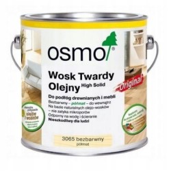 Osmo 3065 Wosk Twardy Olejny Bezbarwny PÓŁMAT 375ml