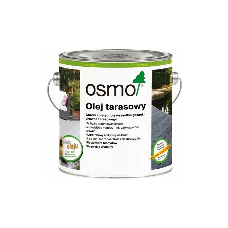 Osmo 020 Olej Tarasowy do tarasów Kolor Czarny 2,5L