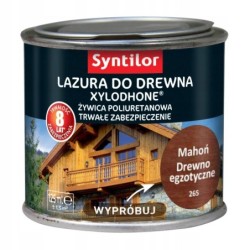 Syntilor XYLODHONE Lazura do drewna zewnątrz Mahoń Drewno Egzotyczne 125ml