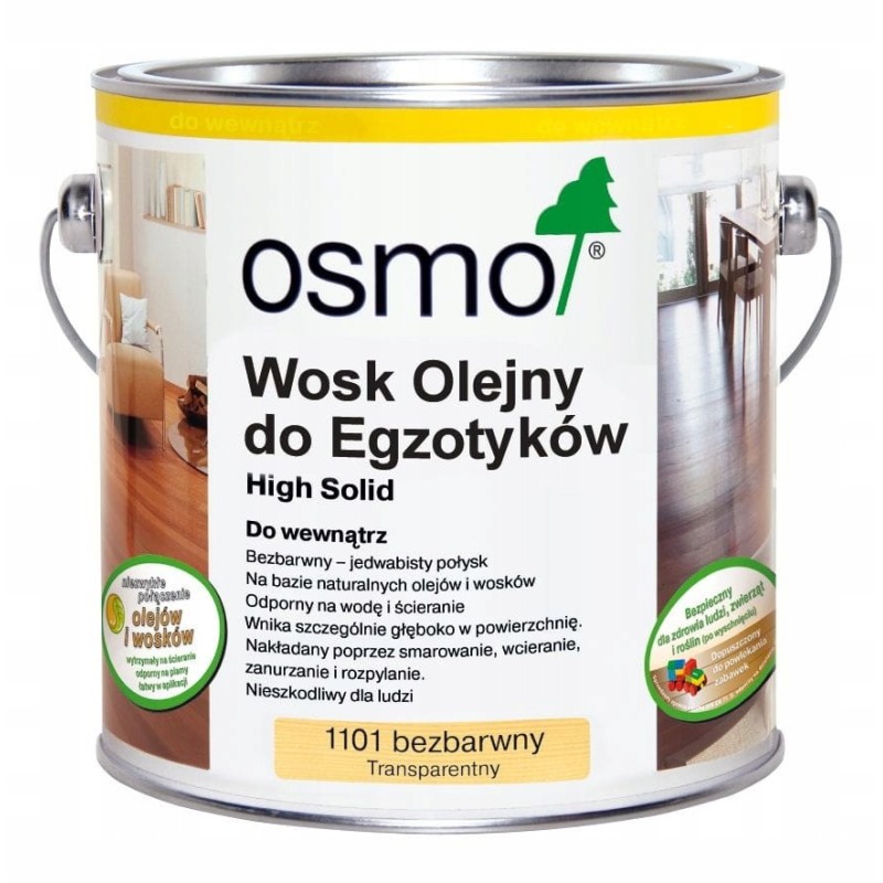 Osmo 1101 Wosk olejny do egzotyków 0,75L