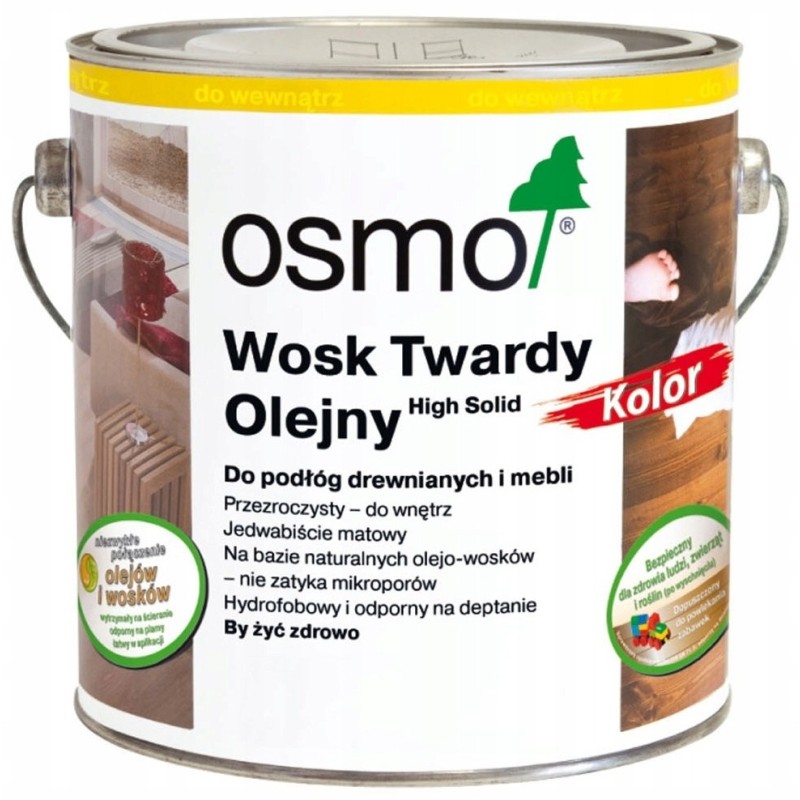 Osmo 3075 Wosk Twardy Olejny do podłóg Czarny 0,75L