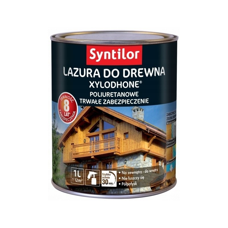 Syntilor XYLODHONE Lazura do drewna na zewnątrz Dąb Jasny 1L