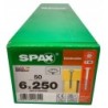 Spax Wkręty do drewna do konstrukcji drewnianych 6x250mm 50szt