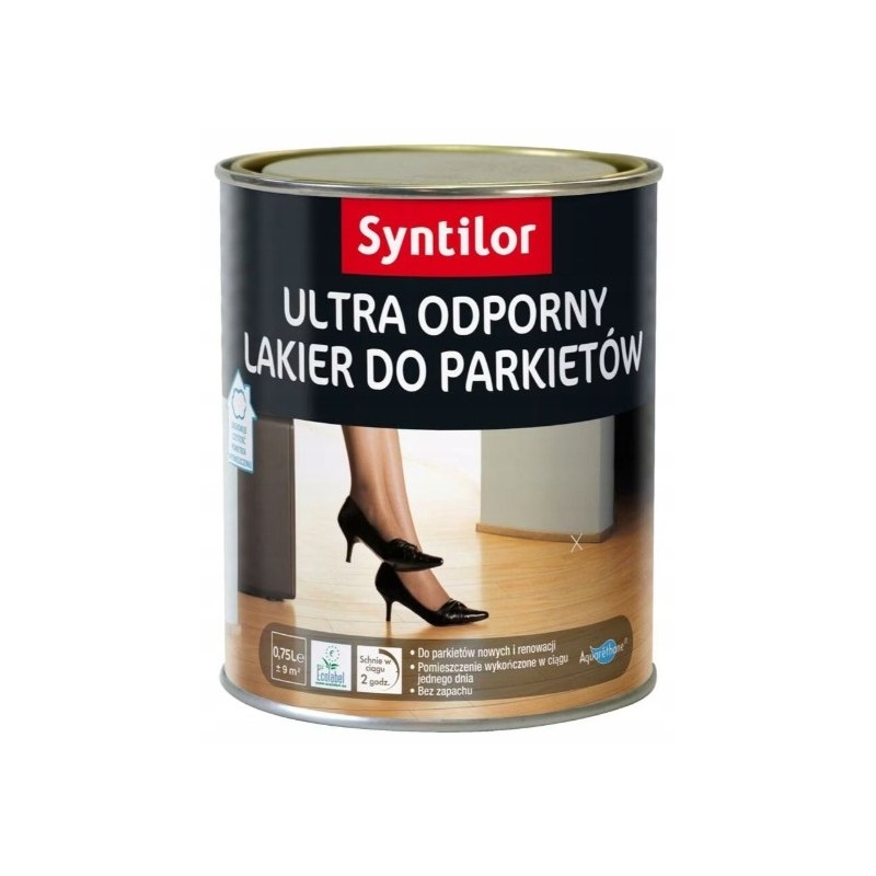 Syntilor ULTRA ODPORNY Lakier Do Parkietów bezbarwny połysk 0,75L