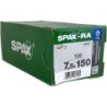 SPAX Wkręty do legarów drewna 7,5x150 T30 Srebrne 100szt