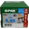 Spax Wkręty do drewna 5x48mm T25 100szt