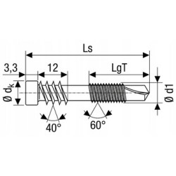 Spax Wkręty do drewna 5x48mm T25 100szt