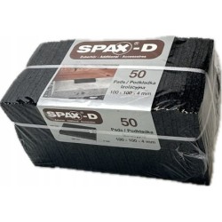 Spax Podkładki Pod Legary 4X100x100mm Ochrona Przed Wilgocią 4mm 50szt