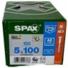 Spax Wkręty uniwersalne do drewna 5x100mm 100szt