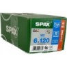 SPAX Wkręty do drewna Nierdzewne A2 6x120mm 100szt