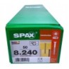 Spax Wkręty do drewna 8x240mm wirox T40 stożek 50szt