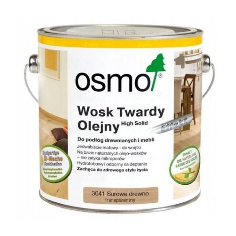 Wosk Twardy Olejny Osmo 3041 Surowe drewno 125ml