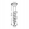 Spax Wkręty uniwersalne do drewna 4x30 mm Wirox T20 1000 szt