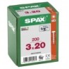 Spax Wkręty uniwersalne do drewna 3x20mm Wirox 200szt