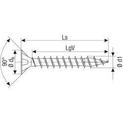 Spax Uniwersalne Wkręty do drewna 3x12mm T10 200szt