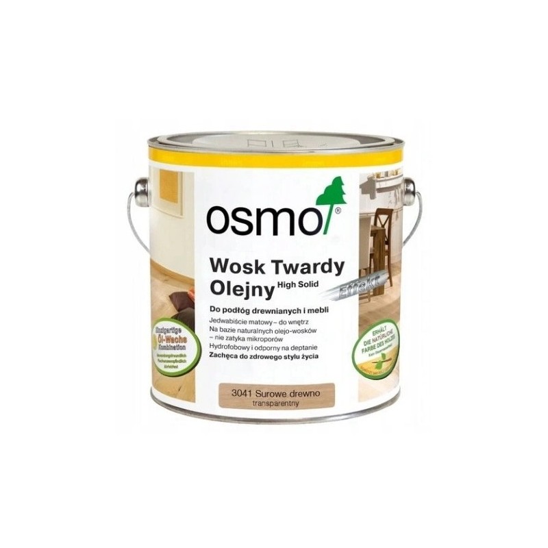 Osmo 3041 Wosk Twardy Olejny Surowe drewno 2,5L