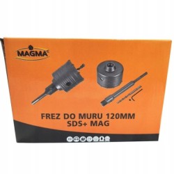 Magma Otwornica widiowa Frez z adapterem do betonu muru 120mm SDS+