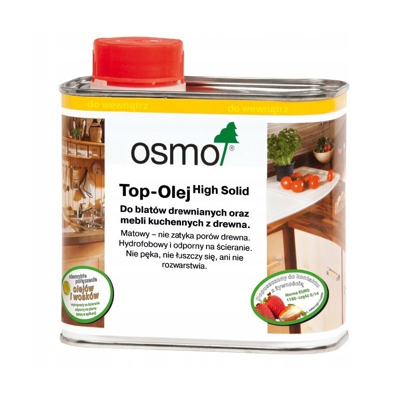 Osmo Top-Olej 3058 Do Blatów Drewnianych Bezbarwny Mat 0,5L