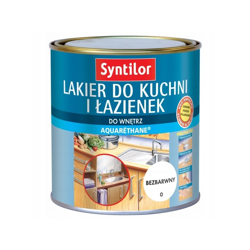 Syntilor Lakier Do Kuchni Łazienek Półpołysk 0,5L