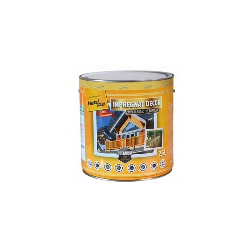 HartzLack IMPREGNAT DECOR 2w1 Sosna Oregońska 2,5L