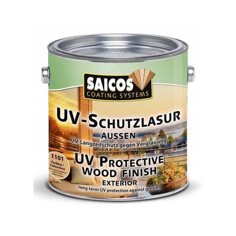 Saicos 1111 Lazura do drewna UV Kolor Sosna 2,5L