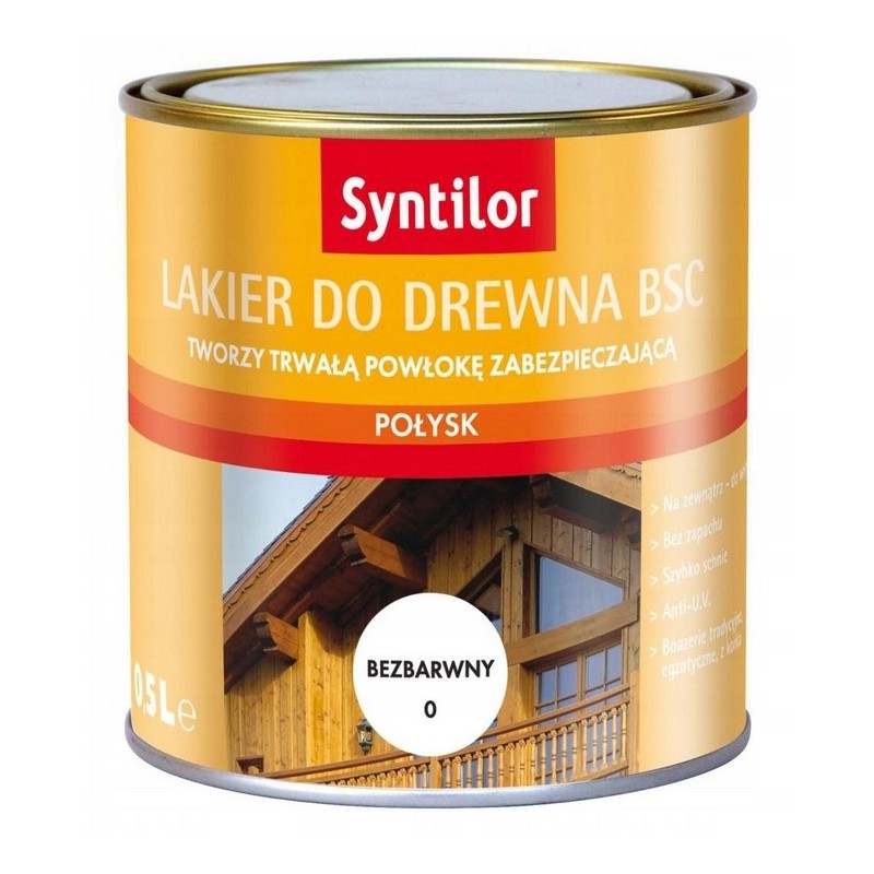 Syntilor Lakier BSC Zewnętrzny do drewna Połysk 1L