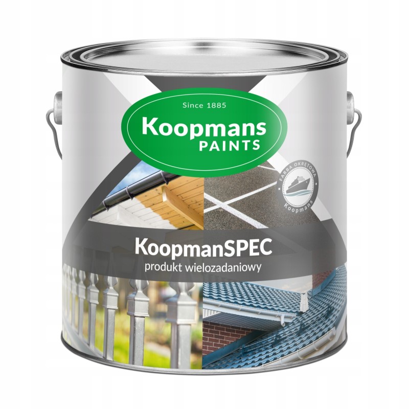 KOOPMANS Farba Okrętowa SPEC RAL 7046 SZARY 0,25L