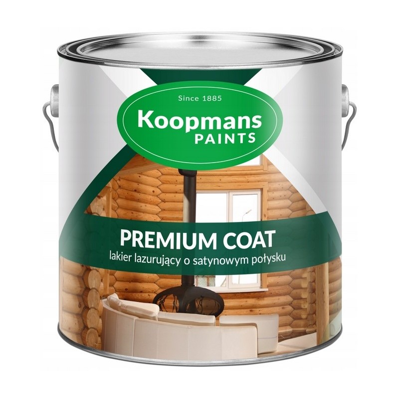 Koopmans Premium Coat Lakier Akrylowy Do Drewna Bezbarwny 5L