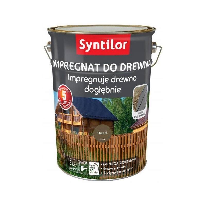 Impregnat do drewna Orzech 5L Syntilor