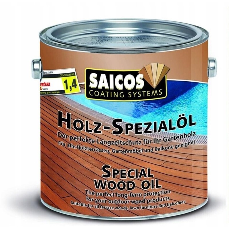 Saicos 0118 Specjalny Olej do Tarasów Teak 125ml