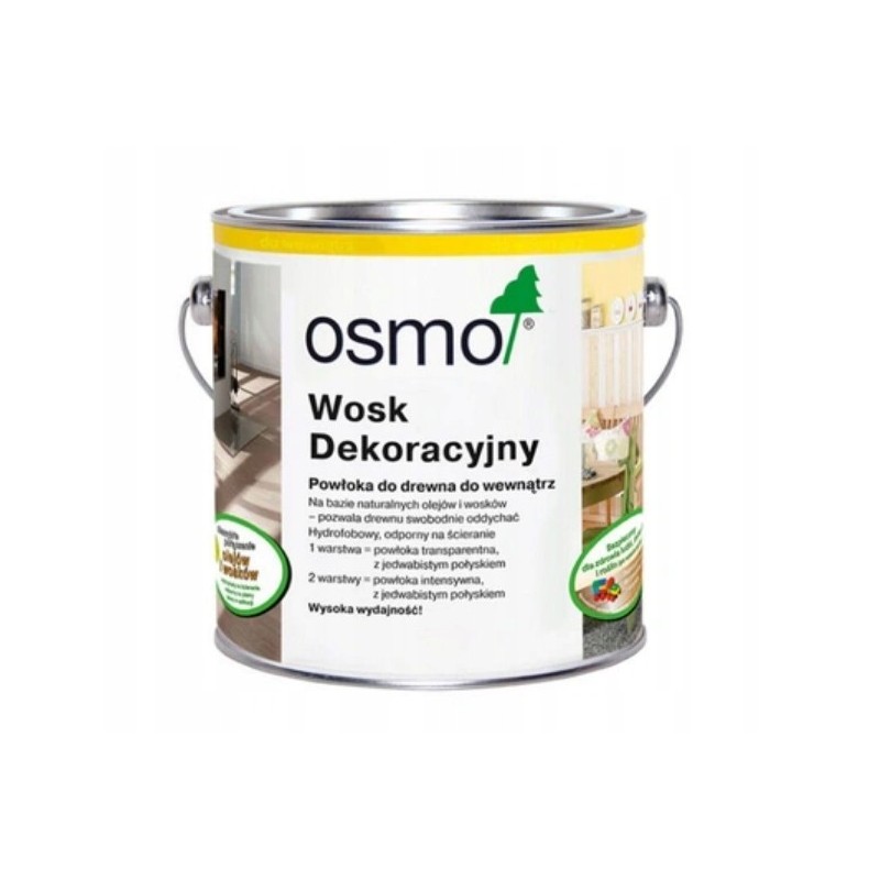 Wosk Olejny Dekoracyjny Osmo 3119 Jedwabisty Szary 125ml