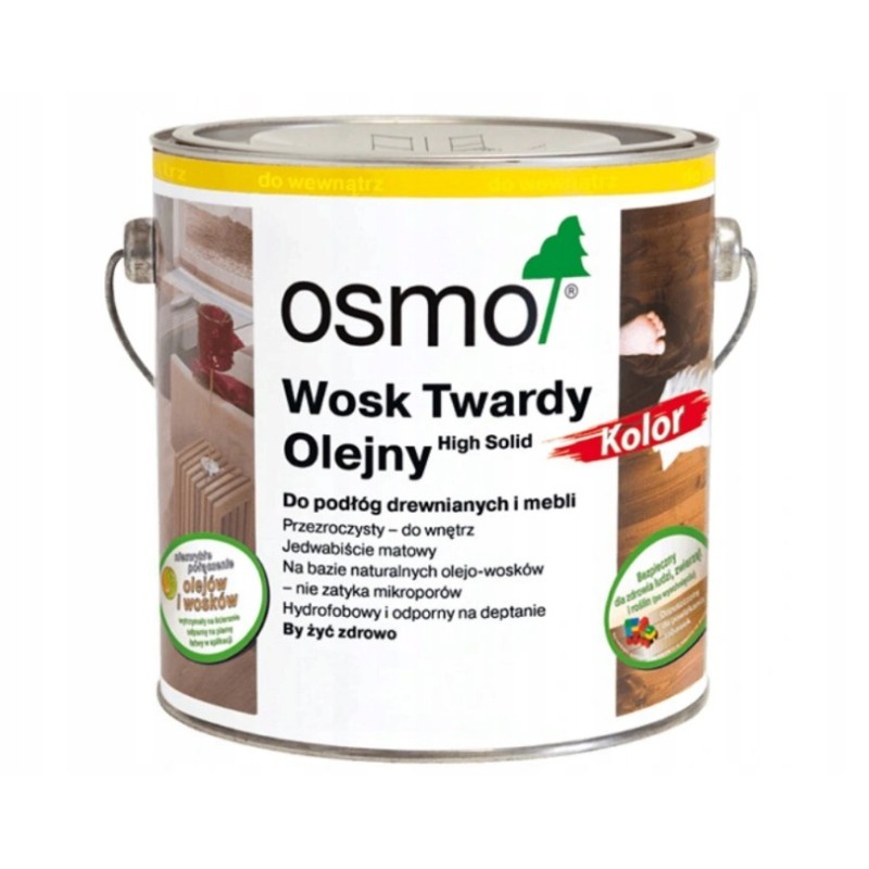 Wosk Twardy Olejny Osmo 3072 Bursztyn 125ml