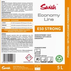 Swish E50 STRONG Silny Środek Czyszczący i Odtłuszczający Koncentrat 5L