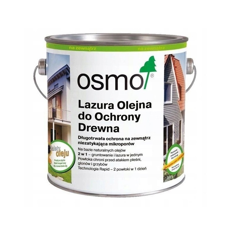 Osmo 706 Lazura Olejna Ochronna do drewna Dąb 0,75L