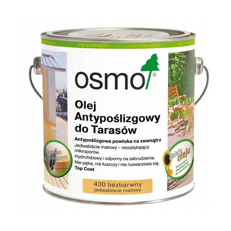 Osmo 430 Olej Tarasowy Antypoślizgowy bezbarwny 2,5L