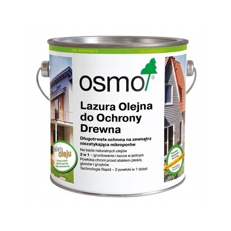 Osmo 727 Lazura Olejna Ochronna do drewna Palisander 0,75L