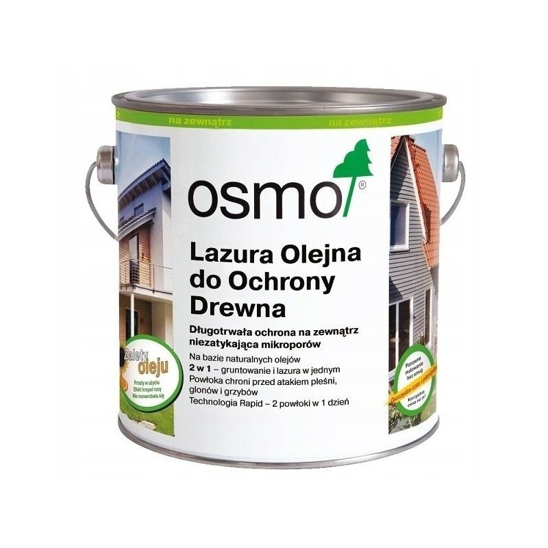 Osmo 727 Lazura Olejna Ochronna do drewna Palisander 2,5L