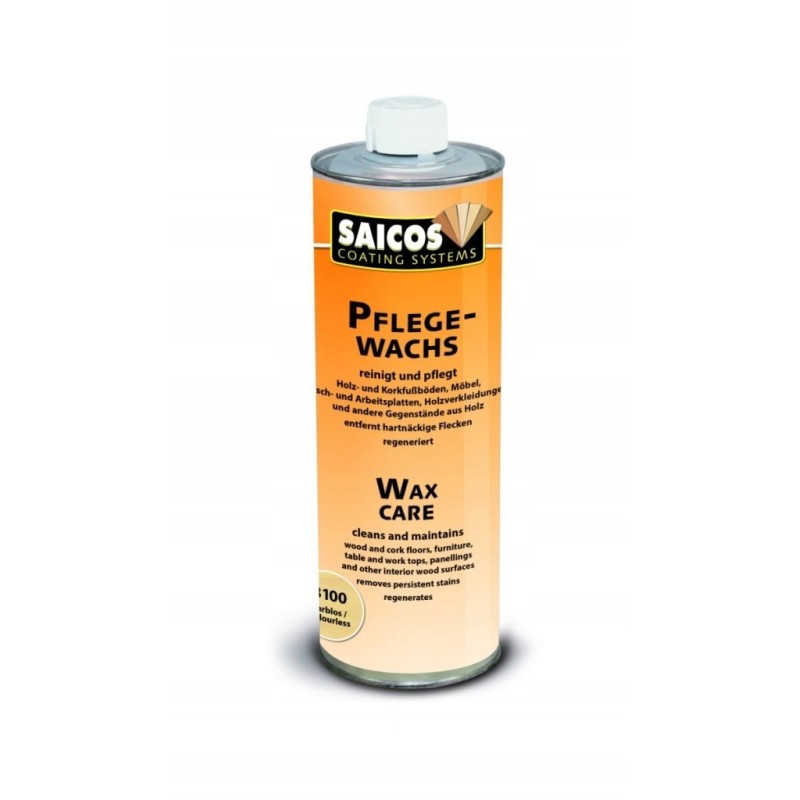 Saicos 8100 Wax Care wosk ochronny do drewna 1L