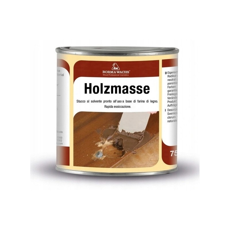 Borma Wachs Szpachla Do Drewna Holzmasse Buk 0,75L