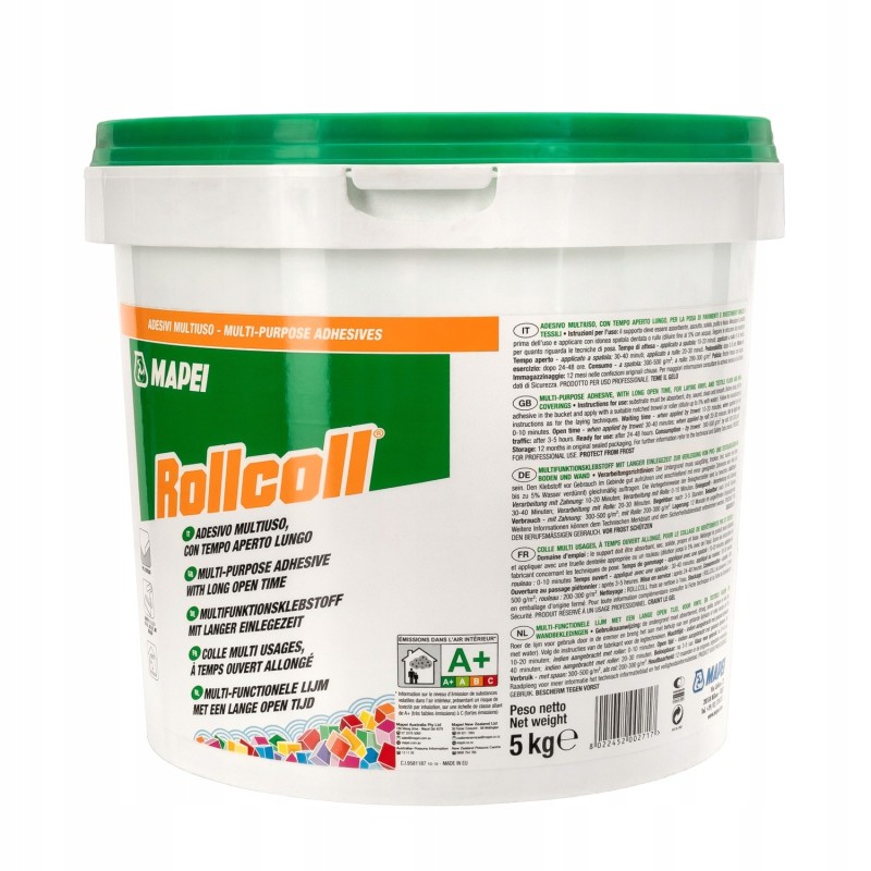 Mapei Rollcoll Klej do wykładzin podłogowych 5kg