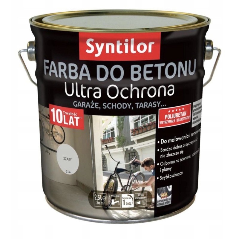 Syntilor Farba do betonu ULTRA OCHRONA Szary 2,5L