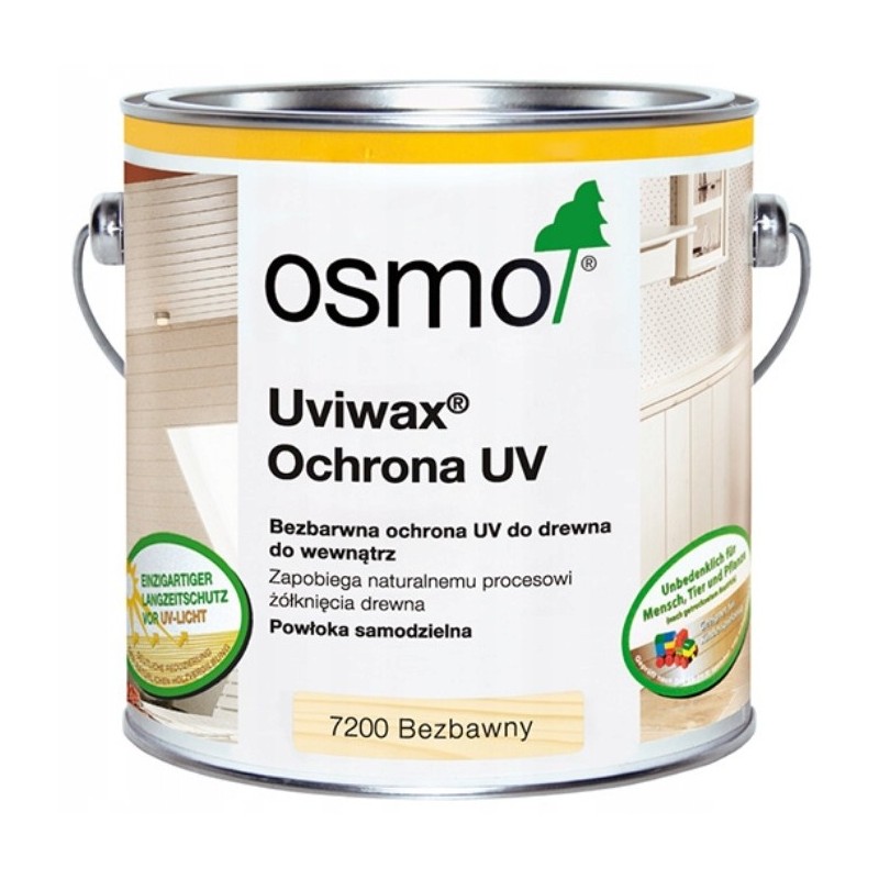 Osmo 7200 Uviwax Przeciw Żółknięcia Drewna 0,75L