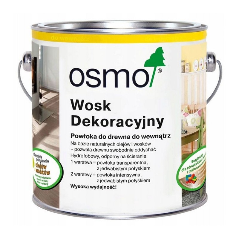 Osmo 3143 Wosk Dekoracyjny do drewna Kolor Koniak 125ml