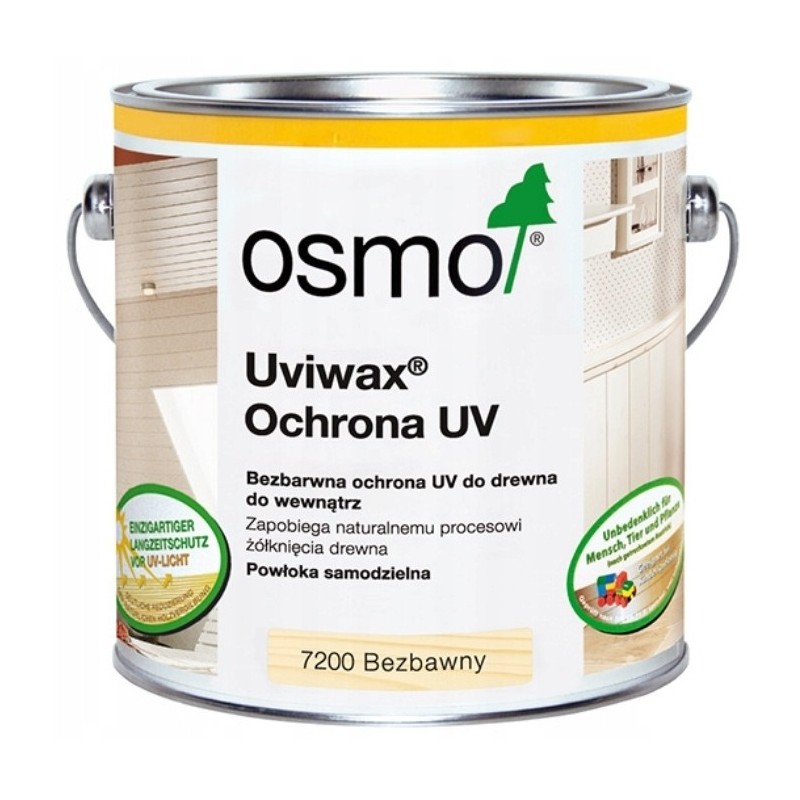 Osmo 7200 Uviwax Przeciw Żółknięcia Drewna 2,5L